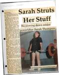 Sarah Struts Her Stuff: No slowing down senior powerlifter Sarah Thompson