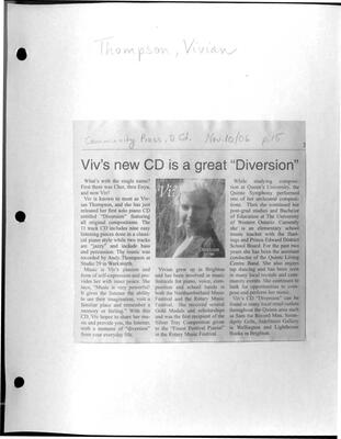 Viv's new CD is a great &quot;Diversion&quot;