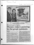 20 paintings on display: Thrane enjoys painting in the great outdoors