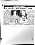 Top volunteer wins Carswell award