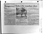 Respected Belleville teacher dies