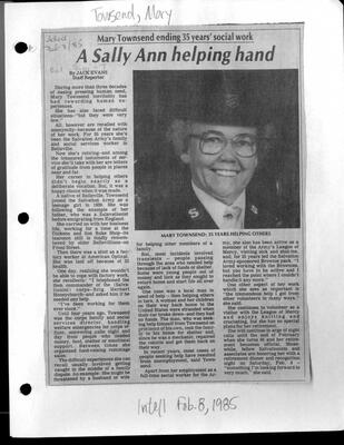 A Sally Ann helping hand