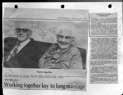 Working together key to long marriage