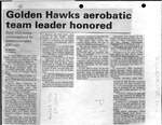 Golden Hawks aerobatic team leader honored