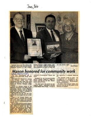 Mason honored for community work