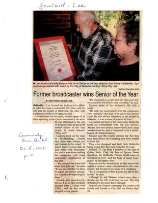 Former broadcaster wins Senior of the Year