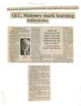 QLC, Maloney mark learning milestone