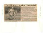 David Martin wins time trial