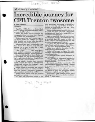 Incredible journey for CFB Trenton twosome