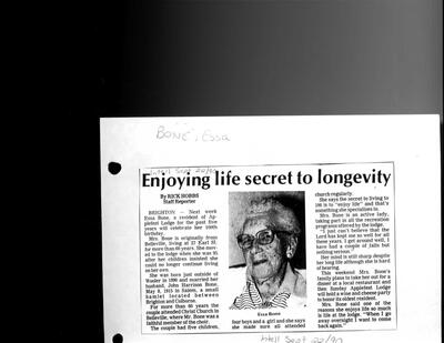 Enjoying life secret to longevity