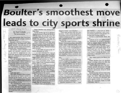 Boulter's smoothest move leads to city sports shrine