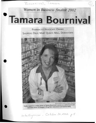 Women in Business finalist 2002: Tamara Bournival