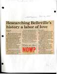 Researching Belleville's history a labor of love