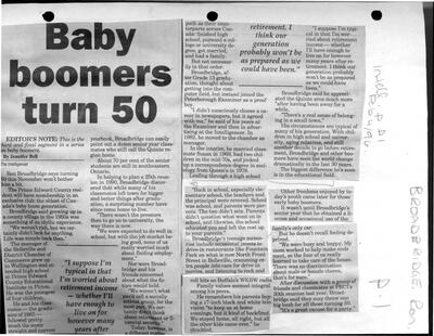 Baby boomers turn 50