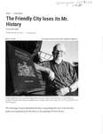 The Friendly City loses its Mr. History