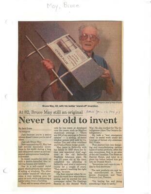 Never too old to invent