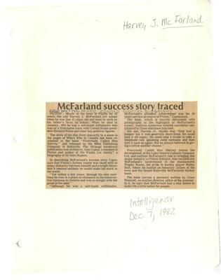 McFarland success story traced