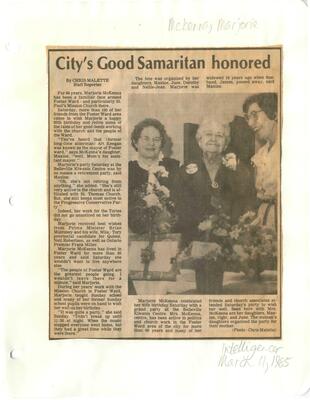 City's Good Samaritan honored