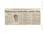 Well-known Belleville realtor dies