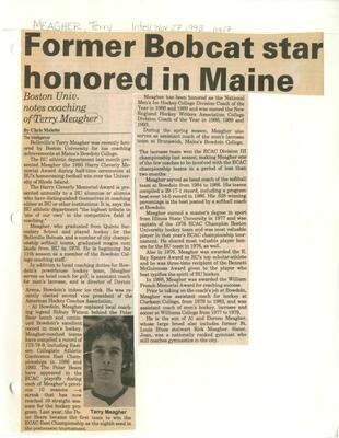 Former Bobcat star honored in Maine