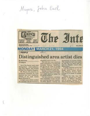 Distinguished area artist dies
