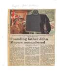 Founding father John Meyers remebered