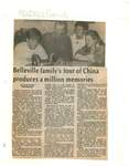 Belleville family's tour of China produces a million memories