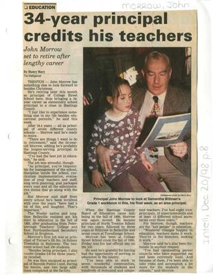 34-year principal credits his teachers