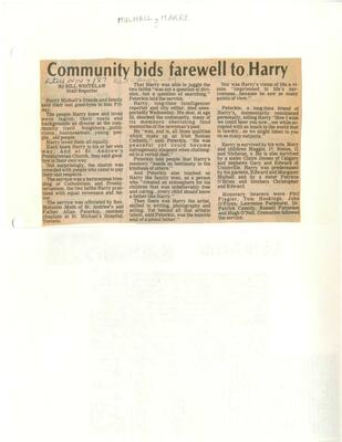 Community bids farewell to Harry