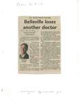 Belleville loses another doctor