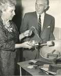 Florence Meares and Roy Coulter, Kilbride School official opening, 1960: