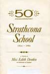 Strathcona School 50th Anniversary booklet, 1964