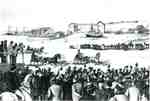 Winter sport on Hamilton Harbour, 1863