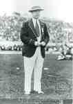 M. M. "Bobby" Robinson wearing the official blazer uniform at the first British Empire Games in Hamilton, 1930