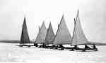 Iceboats on Burlington Bay, ca 1912