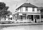 Home and business of Mrs Chas. (Henrietta) Parkin at Burlington Beach, at Parkins Lane, ca 1920