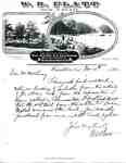 Letter from W. D.Flatt about La Salle's landing, 1922