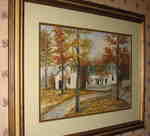 Painting of Woodhill by Gertrude Hawcutt, ca 1985