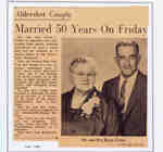 50th wedding anniversary of Grace and Byron Cutter, June 1962