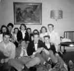 Glenview School friends house party, 1958