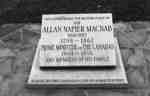 Sir Allan Napier MacNab gravestone, 1974
