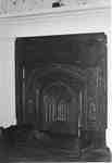 "Woodhill" fireplace in southwest drawing room, 1977