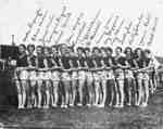 Burlington High School winning women's team,  County Field Day, Oakville, 1932