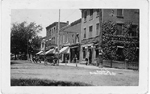 Brant St., Burlington Ont. -- view of Royal Bank with no awning; postmarked  October 1, 1917 (?)