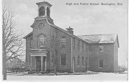 High and Public School, Burlington, Ont.  -- Exterior