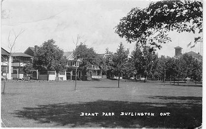 Brant Park, Burlington, Ont; postmarked July 29, 1918 (?)