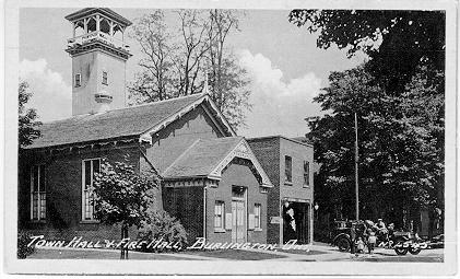 Town Hall & Fire Hall, Burlington, Ont -- Exterior