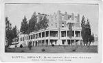 Hotel Brant, Burlington, Ontario, Canada -- Exterior, east end; postmarked October 28, 1913