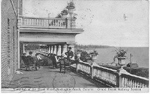 Verandah of the Brant Hotel, Burlington Beach, Ontario. Grand Trunk Railway System -- Exterior; postmarked August 16, 1912
