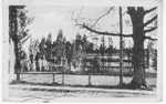 Brant Military Hospital, Burlington, Ont -- Exterior, viewed from side; postmarked July 28 (?), 1920